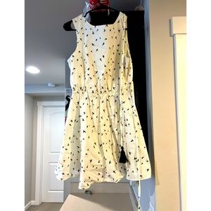 Derek heart summer dress with bird print